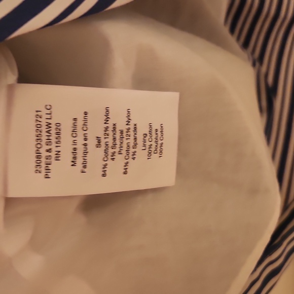 Veronica Beard Arabel Asymmetrical Striped Dress - Sz 12 - Picture 8 of 8